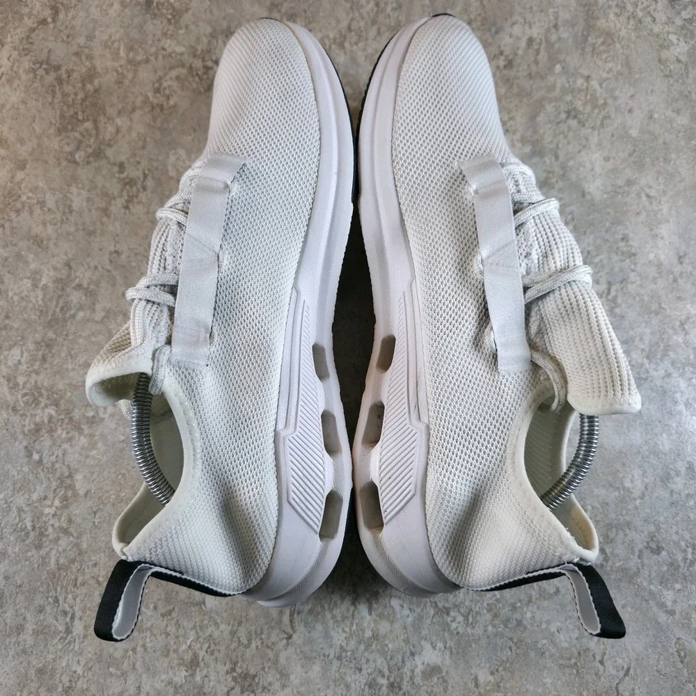 On Cloudeasy Undyed White Black Mens 13 Running Sneakers Shoes